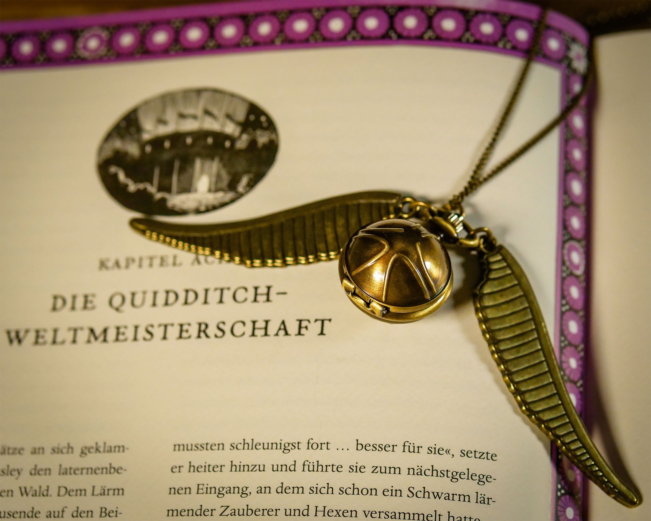 Zdjęcie produktu Harry Potter - Złoty Znicz Medalik na łańcuszku