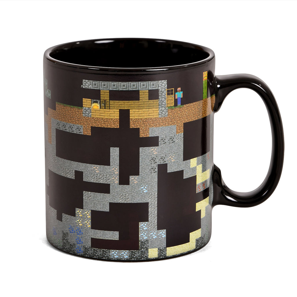Zdjęcie produktu Minecraft - Pixelowy Świat Kubek z Efektem Termicznym