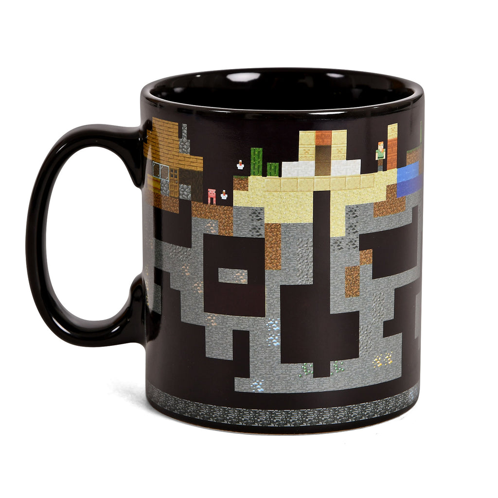 Zdjęcie produktu Minecraft - Pixelowy Świat Kubek z Efektem Termicznym