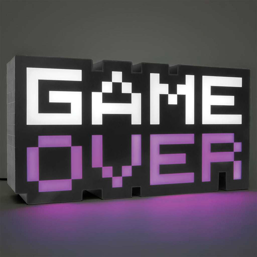 Zdjęcie produktu Game Over 8-Bit Retro Lampka stołowa dla fanów gier