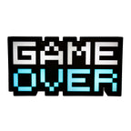 Zdjęcie produktu Game Over 8-Bit Retro Lampka stołowa dla fanów gier