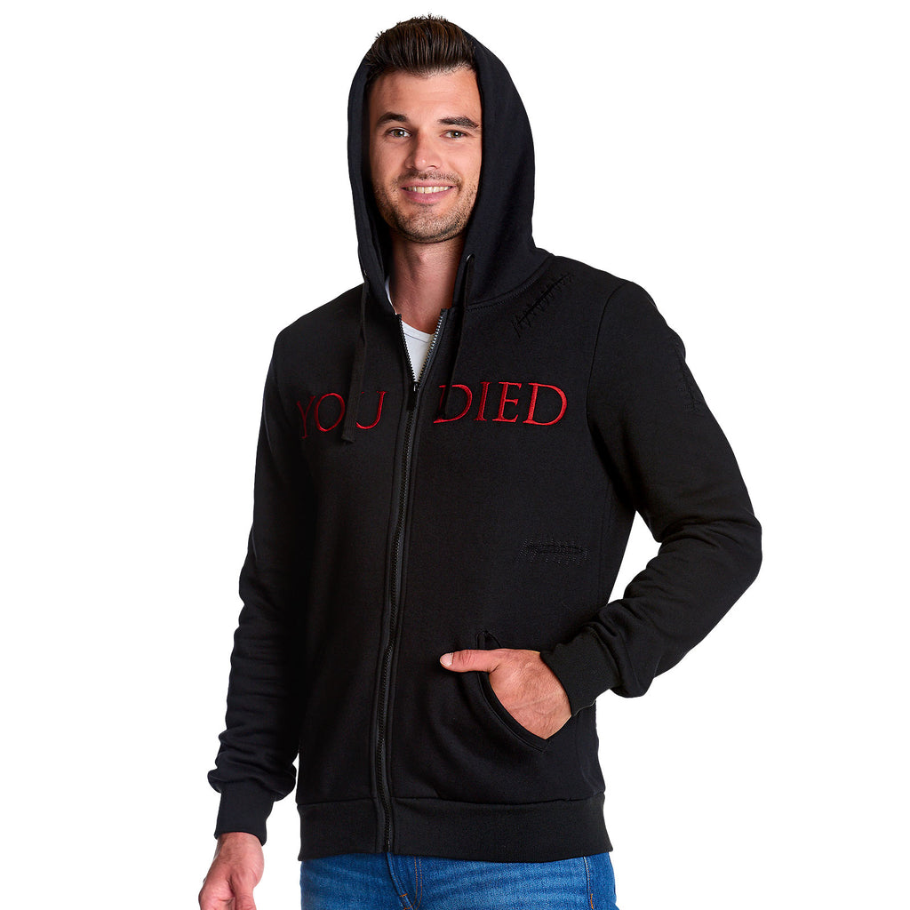 Product image Dark Souls - You Died Destroyed Hoodie Black