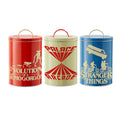 Zdjęcie produktu Stranger Things - Zestaw 3 puszek z sylwetkami