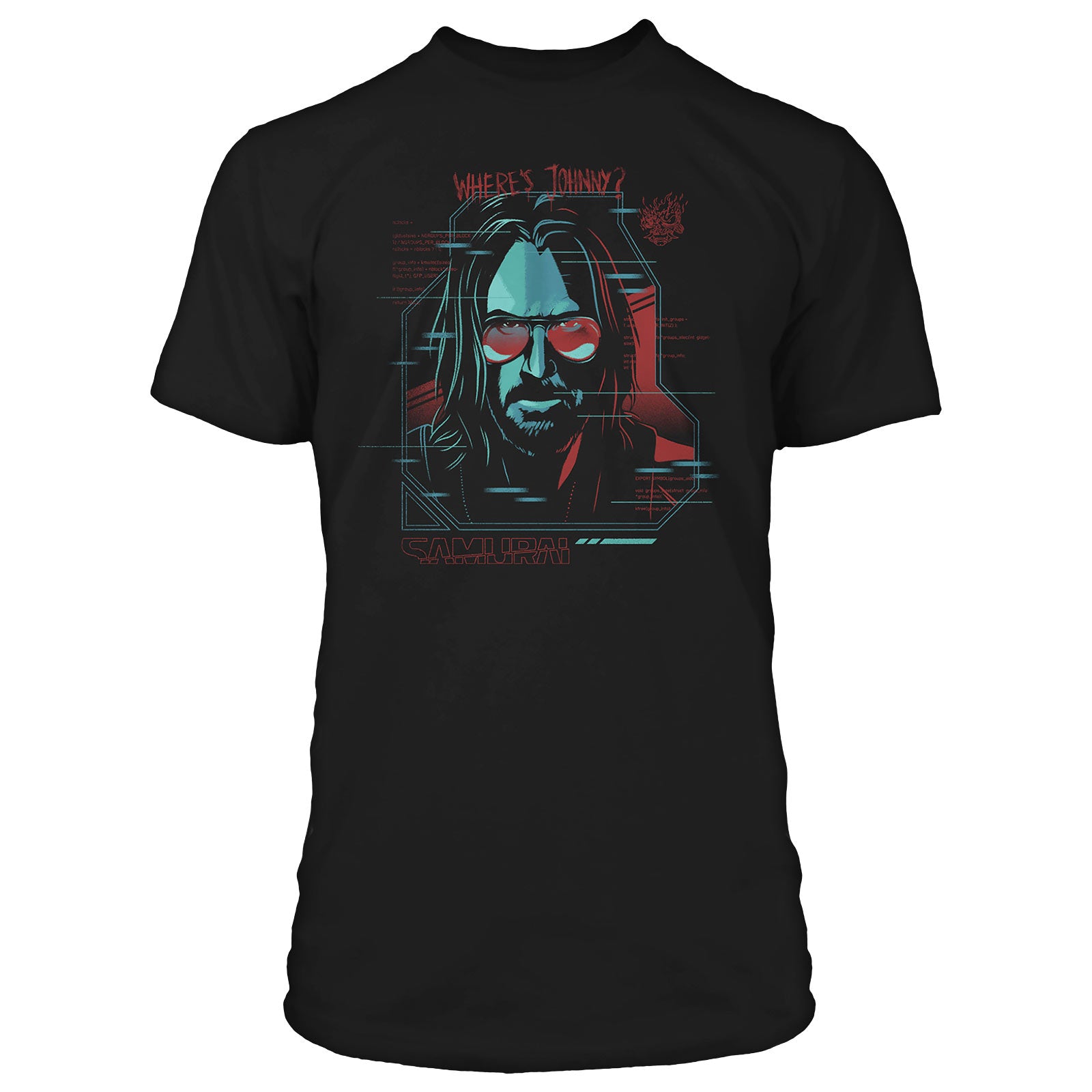 Zdjęcie produktu Cyberpunk 2077 - Digital Ghost T-Shirt czarny