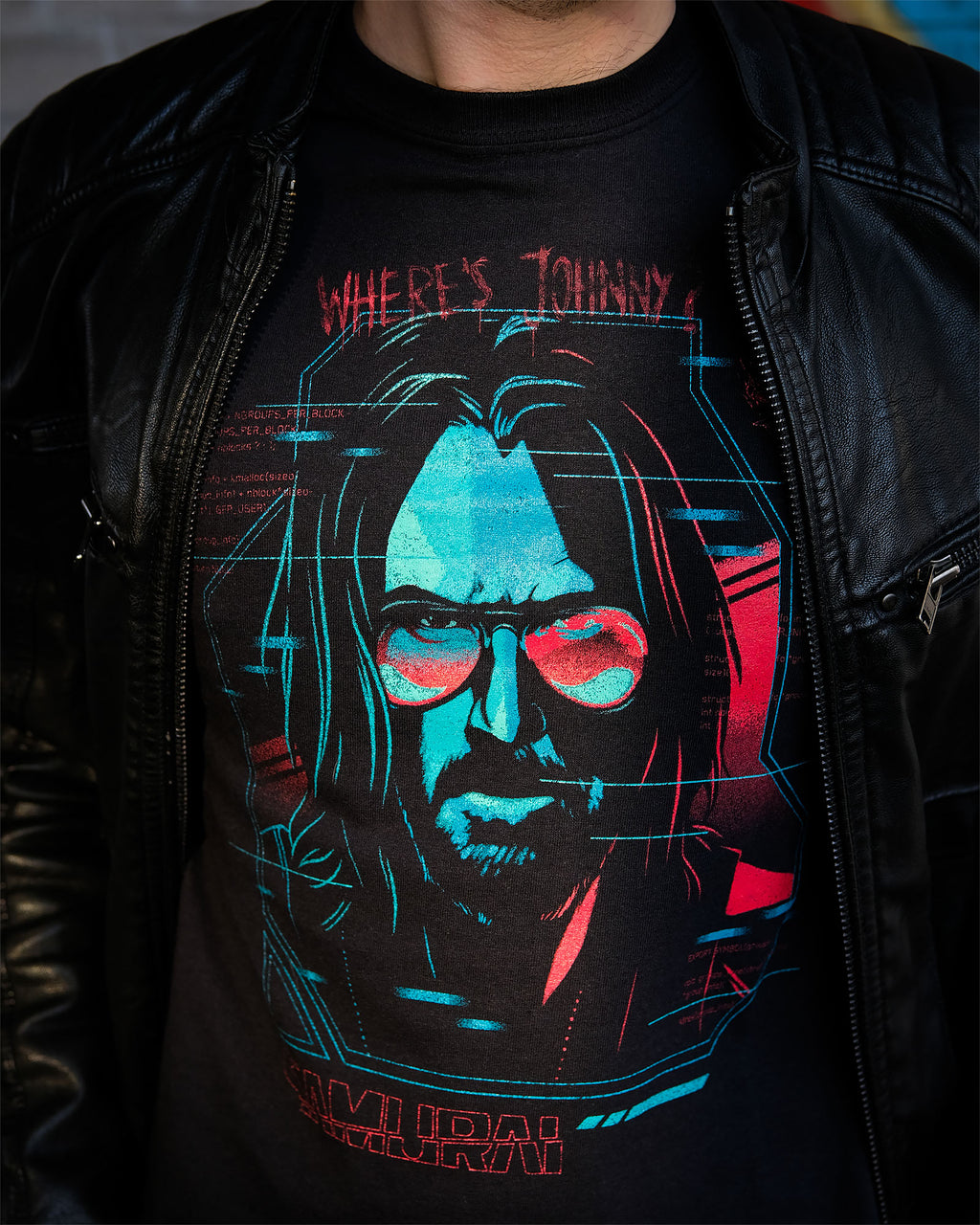 Zdjęcie produktu Cyberpunk 2077 - Digital Ghost T-Shirt czarny