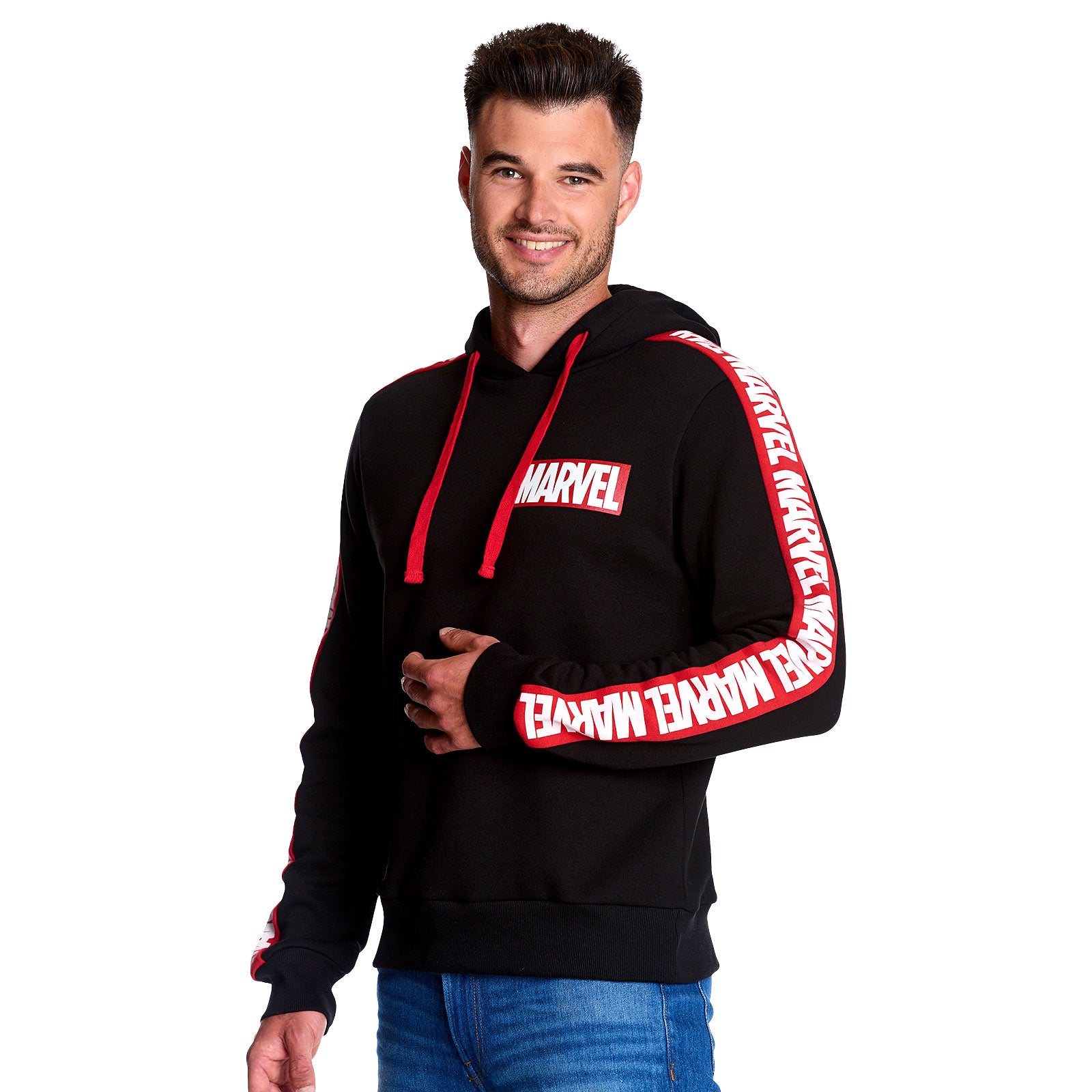 Product image Marvel - Logo Hoodie with Sleeve Print Black