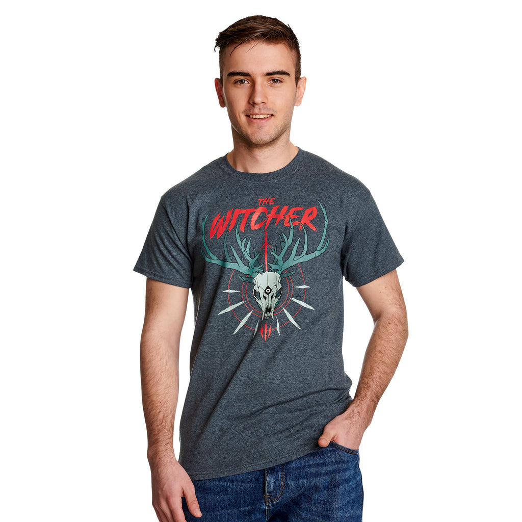 Zdjęcie produktu Wiedźmin - T-shirt Trophy Hunter szary
