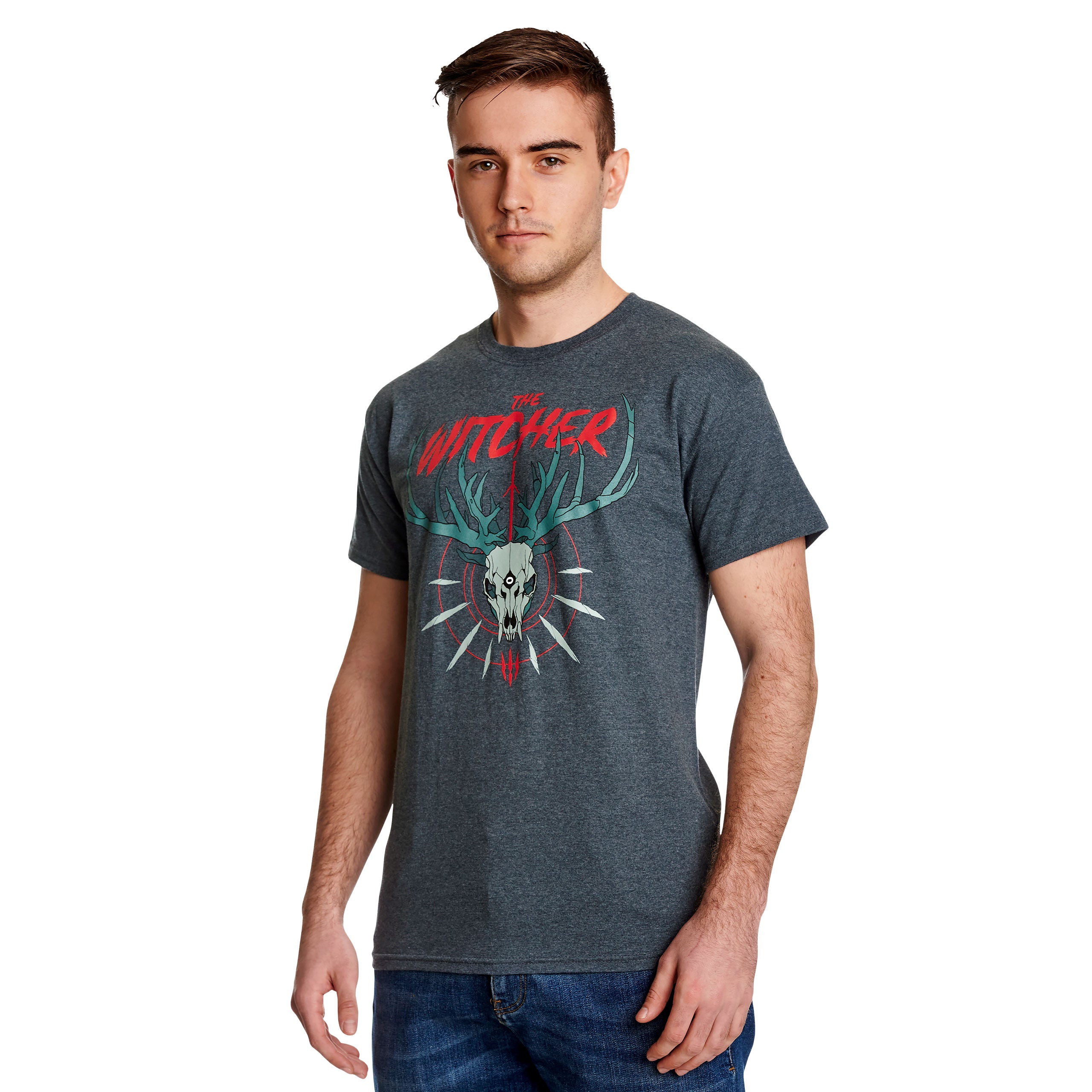 Zdjęcie produktu Wiedźmin - T-shirt Trophy Hunter szary