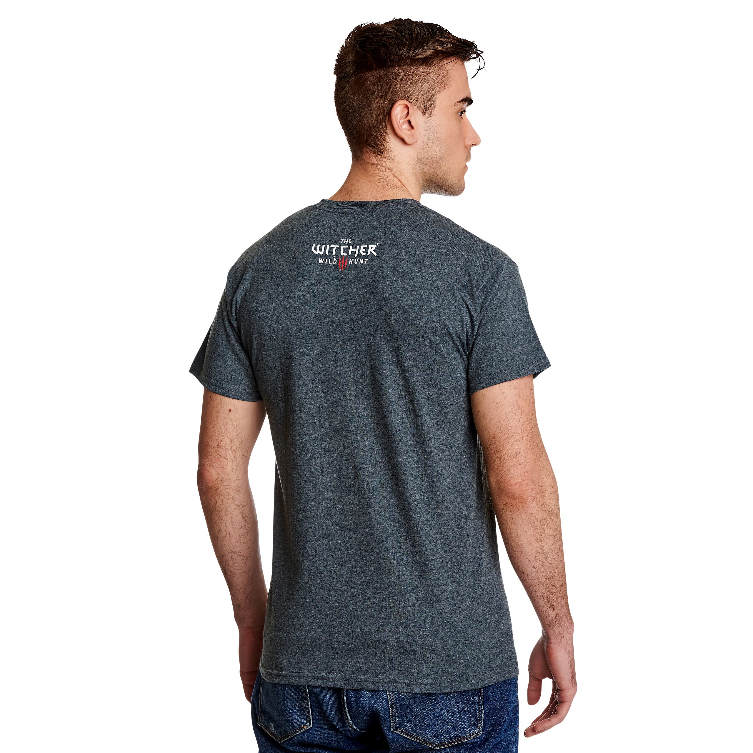 Zdjęcie produktu Wiedźmin - T-shirt Trophy Hunter szary