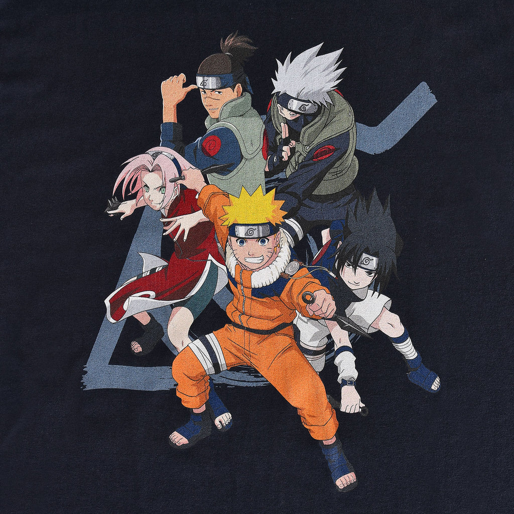 Zdjęcie produktu Naruto - Konoha Team T-Shirt niebieskie