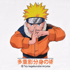 Zdjęcie produktu Naruto Uzumaki Kage Bunshin no Jutsu T-Shirt biały