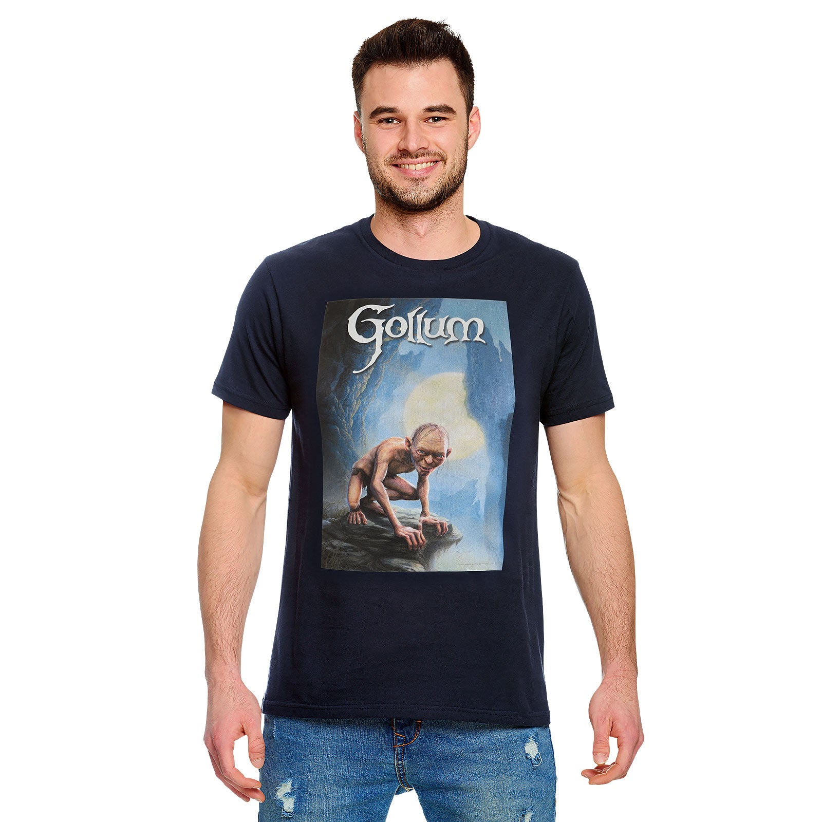 Zdjęcie produktu Władca Pierścieni - Gollum T-Shirt niebieski