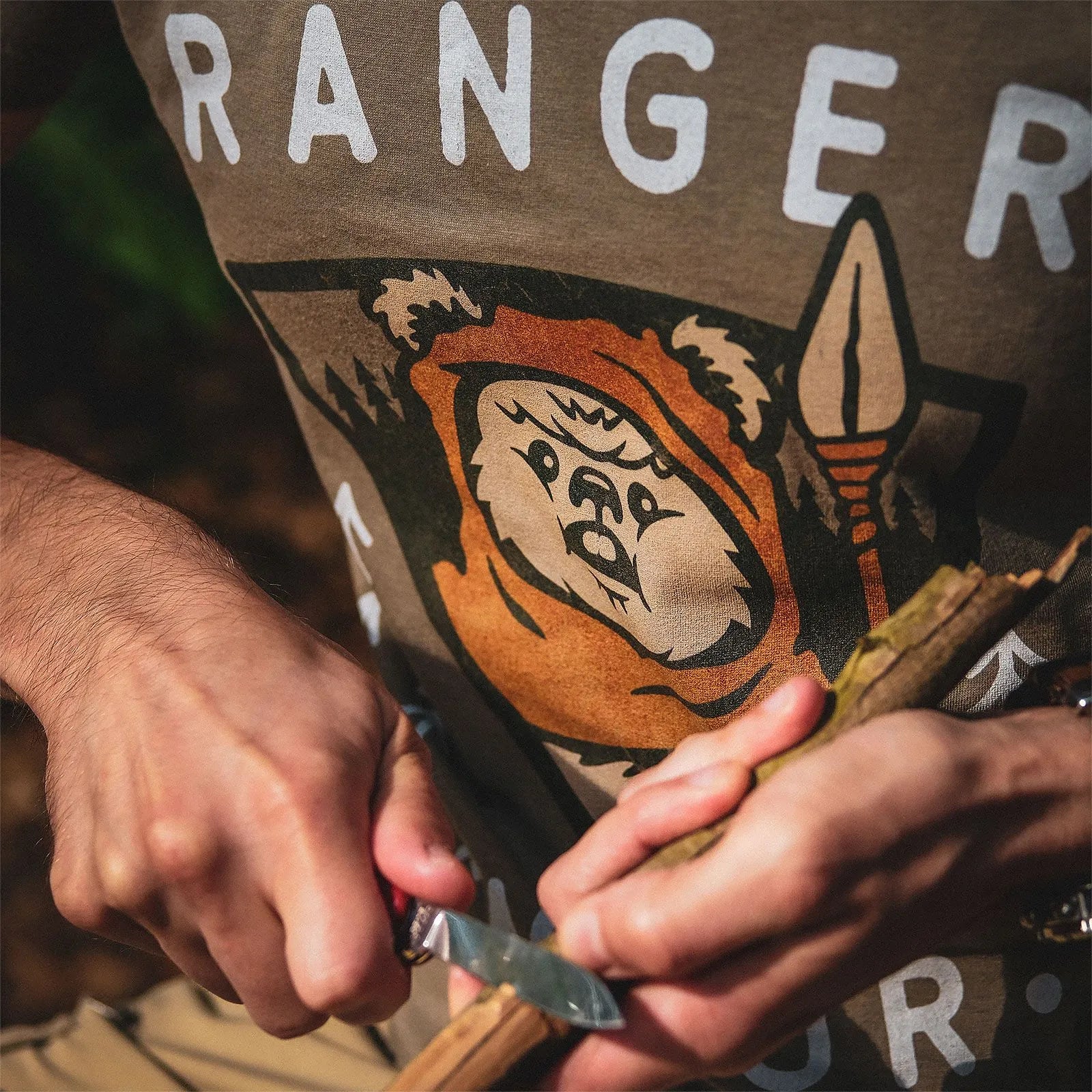 Zdjęcie produktu Star Wars - Ewok Park Ranger T-Shirt oliwkowy