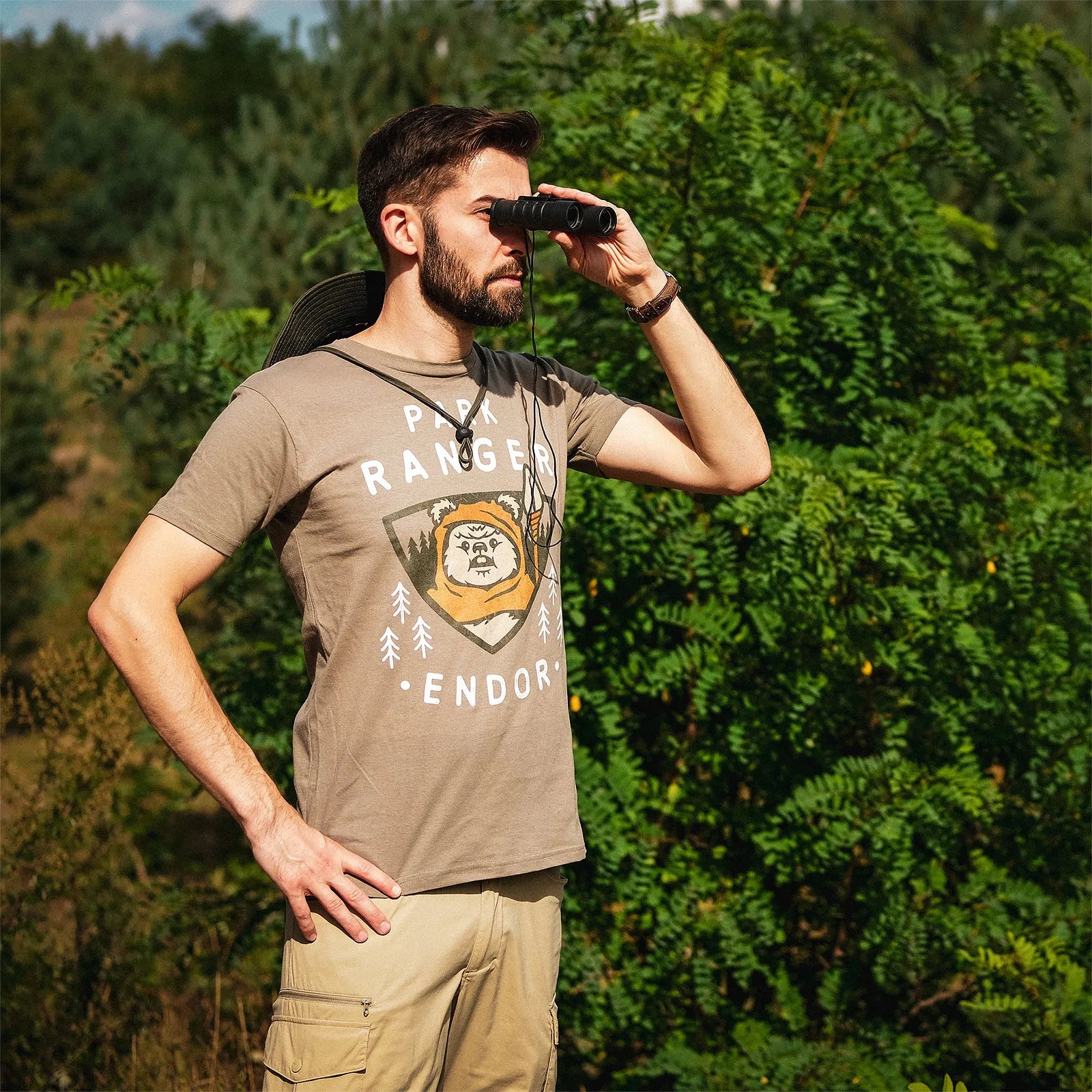 Zdjęcie produktu Star Wars - Ewok Park Ranger T-Shirt oliwkowy