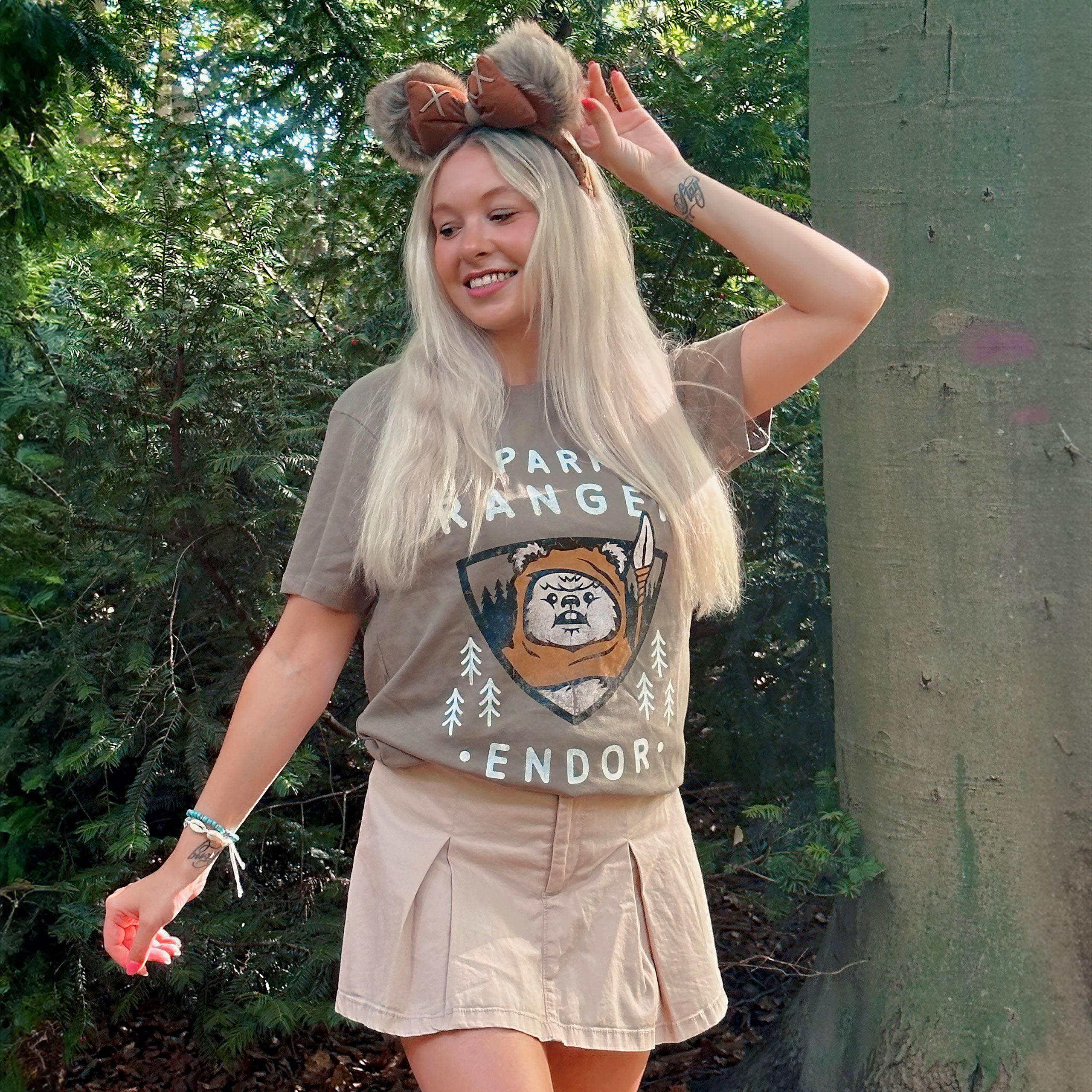Zdjęcie produktu Star Wars - Ewok Park Ranger T-Shirt oliwkowy
