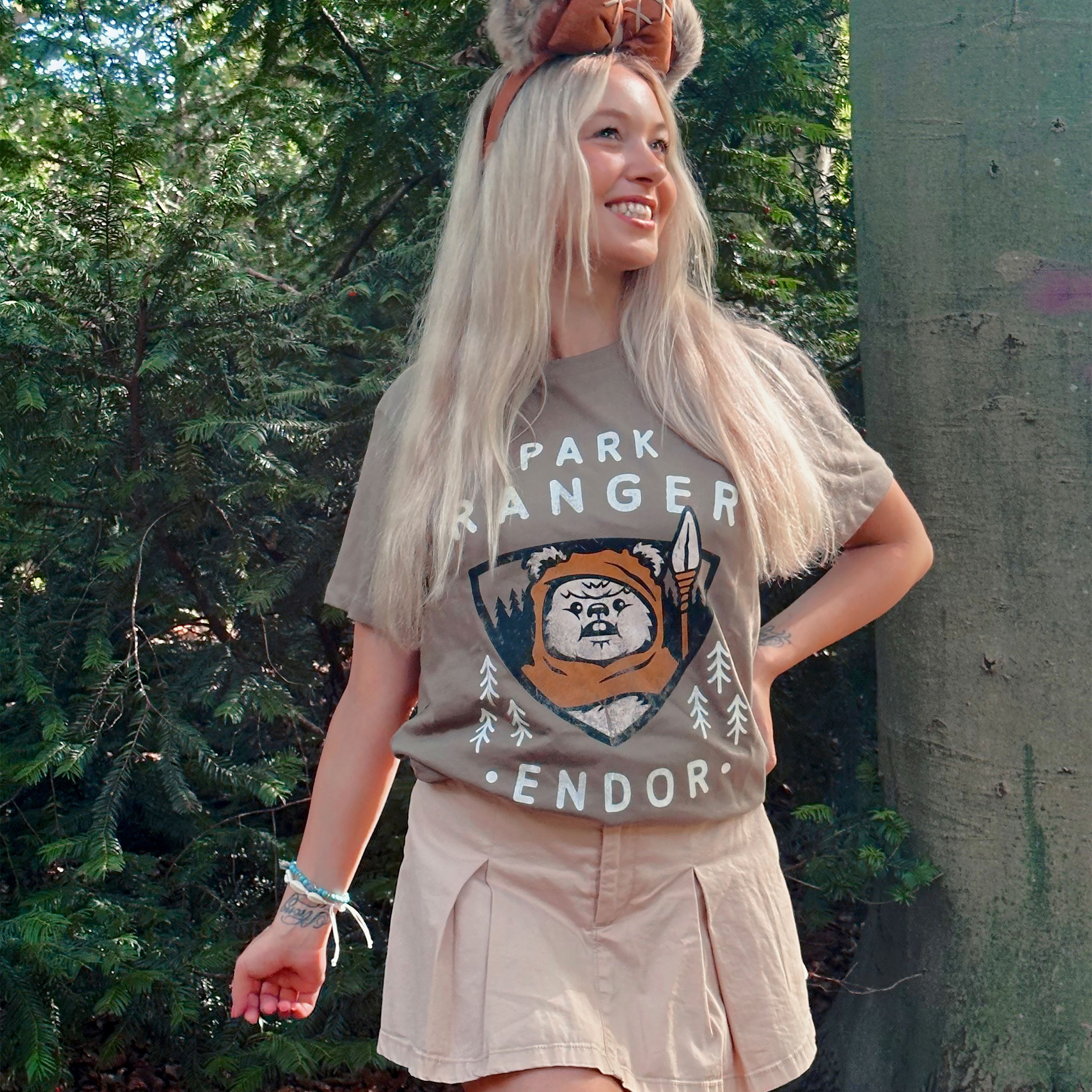 Zdjęcie produktu Star Wars - Ewok Park Ranger T-Shirt oliwkowy