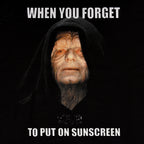 Product image Star Wars - Palpatine Sunscreen T-Shirt Black