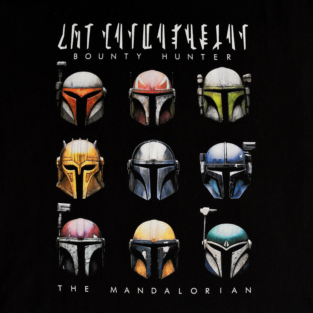 Zdjęcie produktu Star Wars - Mandalorian Helmets T-Shirt czarne