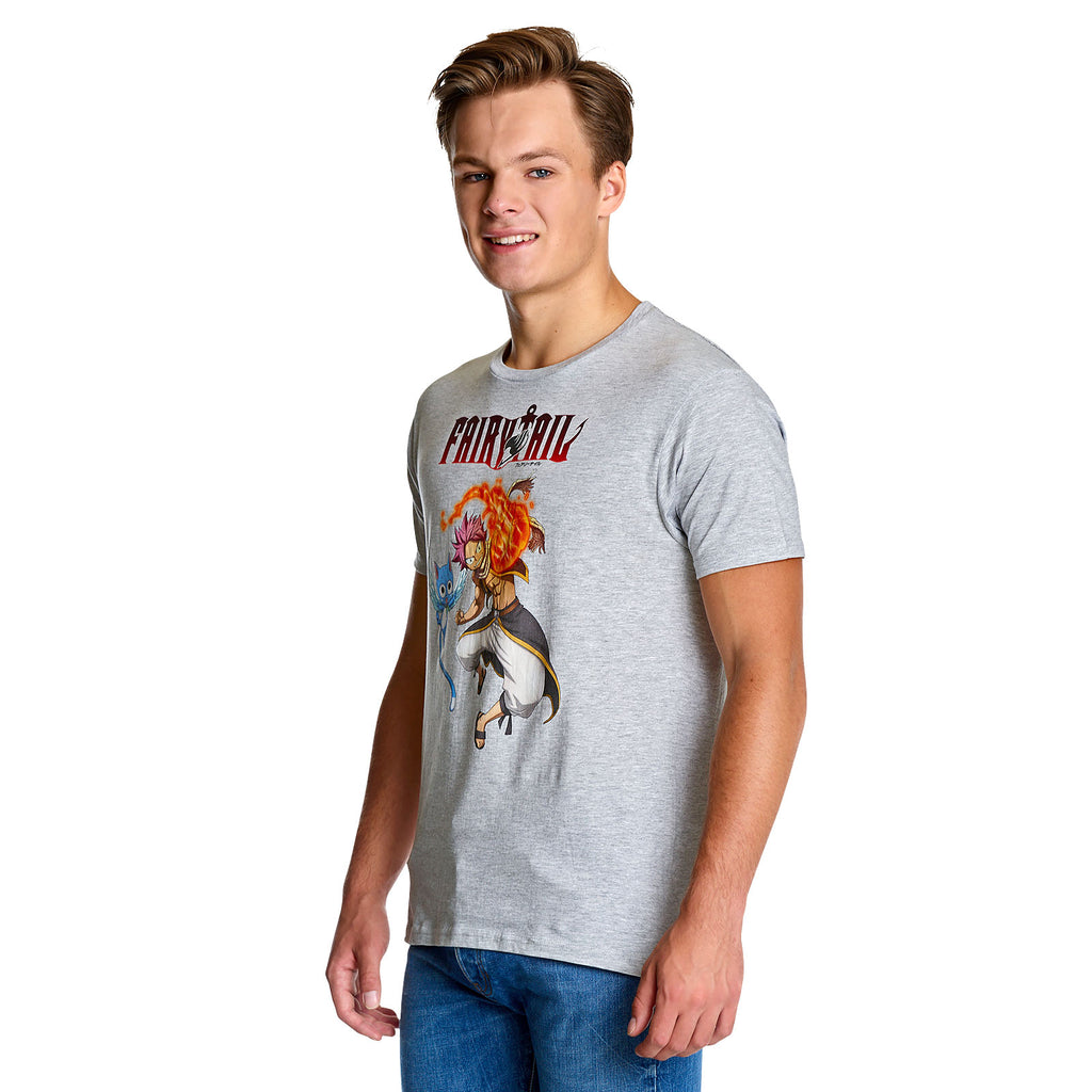 Product image Fairy Tail - Natsu and Happy T-Shirt grey