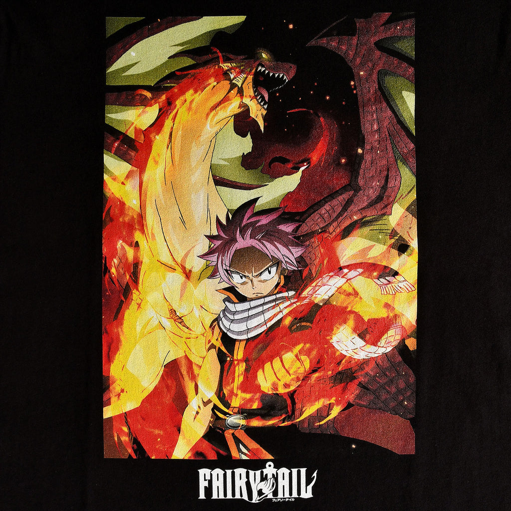 Zdjęcie produktu Fairy Tail - Natsu z Igneel Koszulka czarna