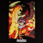 Zdjęcie produktu Fairy Tail - Natsu z Igneel Koszulka czarna