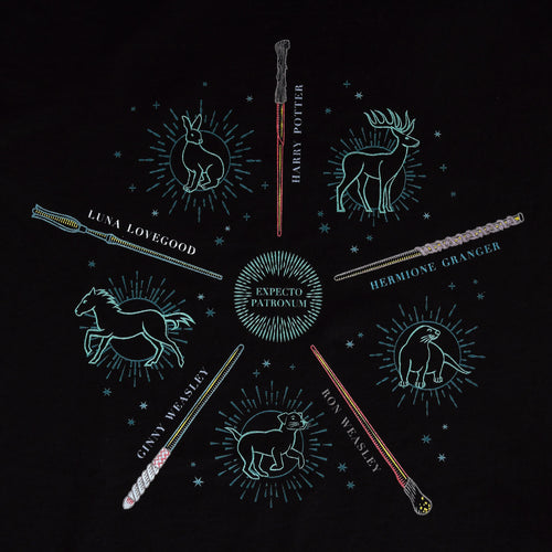 Zdjęcie produktu Harry Potter - Patronus Friends T-Shirt damskie czarne