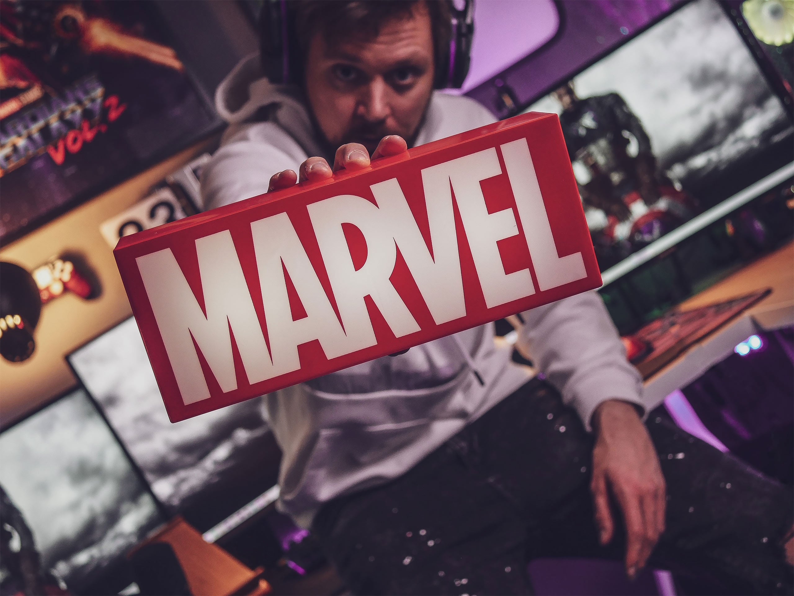 Zdjęcie produktu Marvel - Lampa z logo