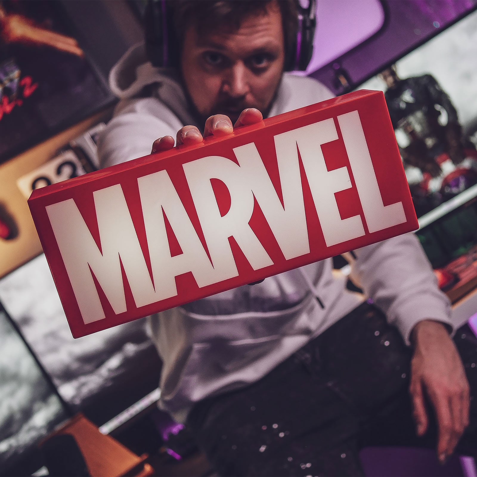 Zdjęcie produktu Marvel - Lampa z logo