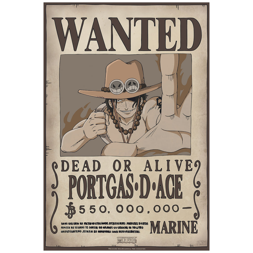 Product image One Piece - Wanted Luffy & Ace Poster 2-piece Set