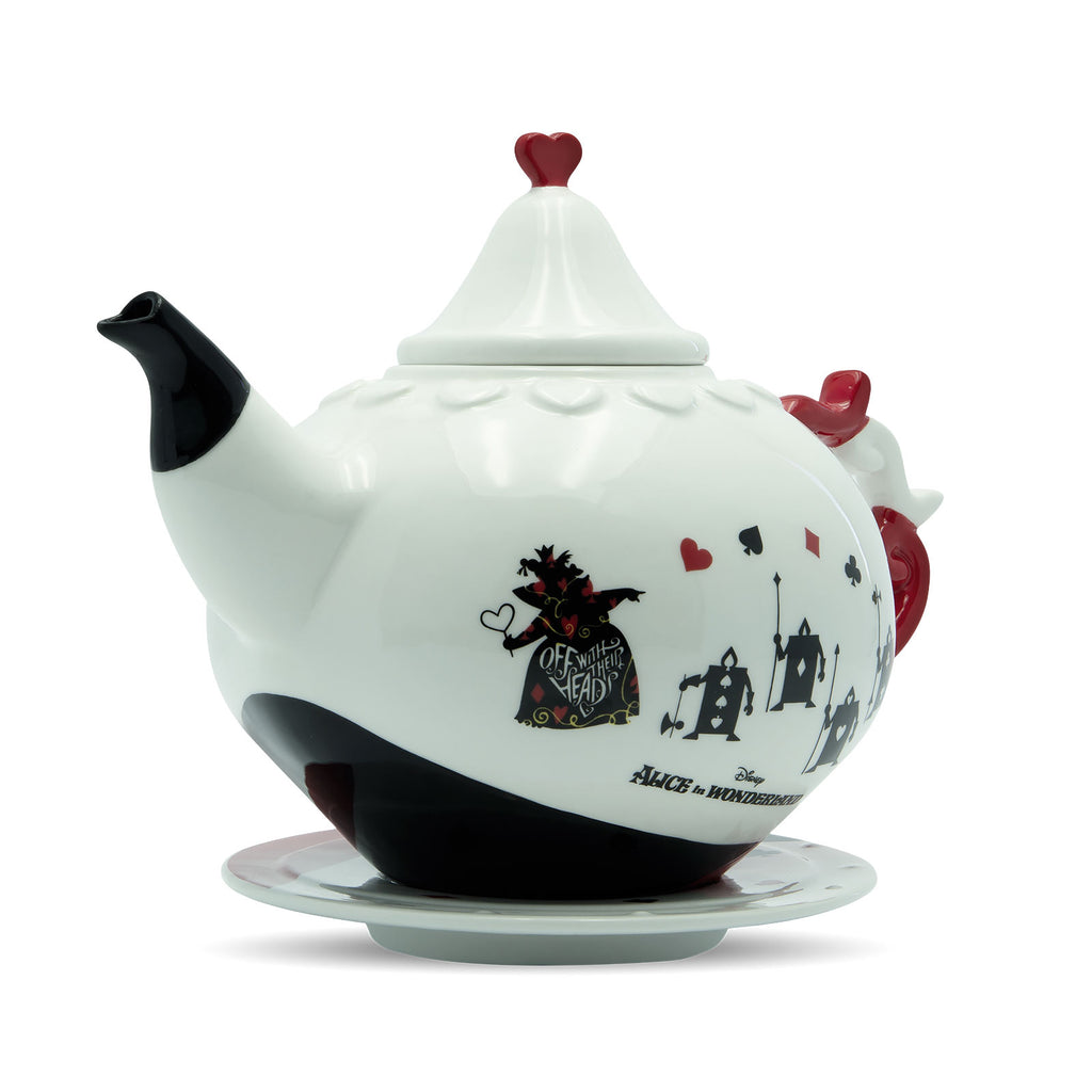 Product image Alice in Wonderland - Queen of Hearts Teapot with Saucer