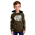 Zdjęcie produktu Grogu dziecięca bluza z kapturem zielona - Star Wars The Mandalorian