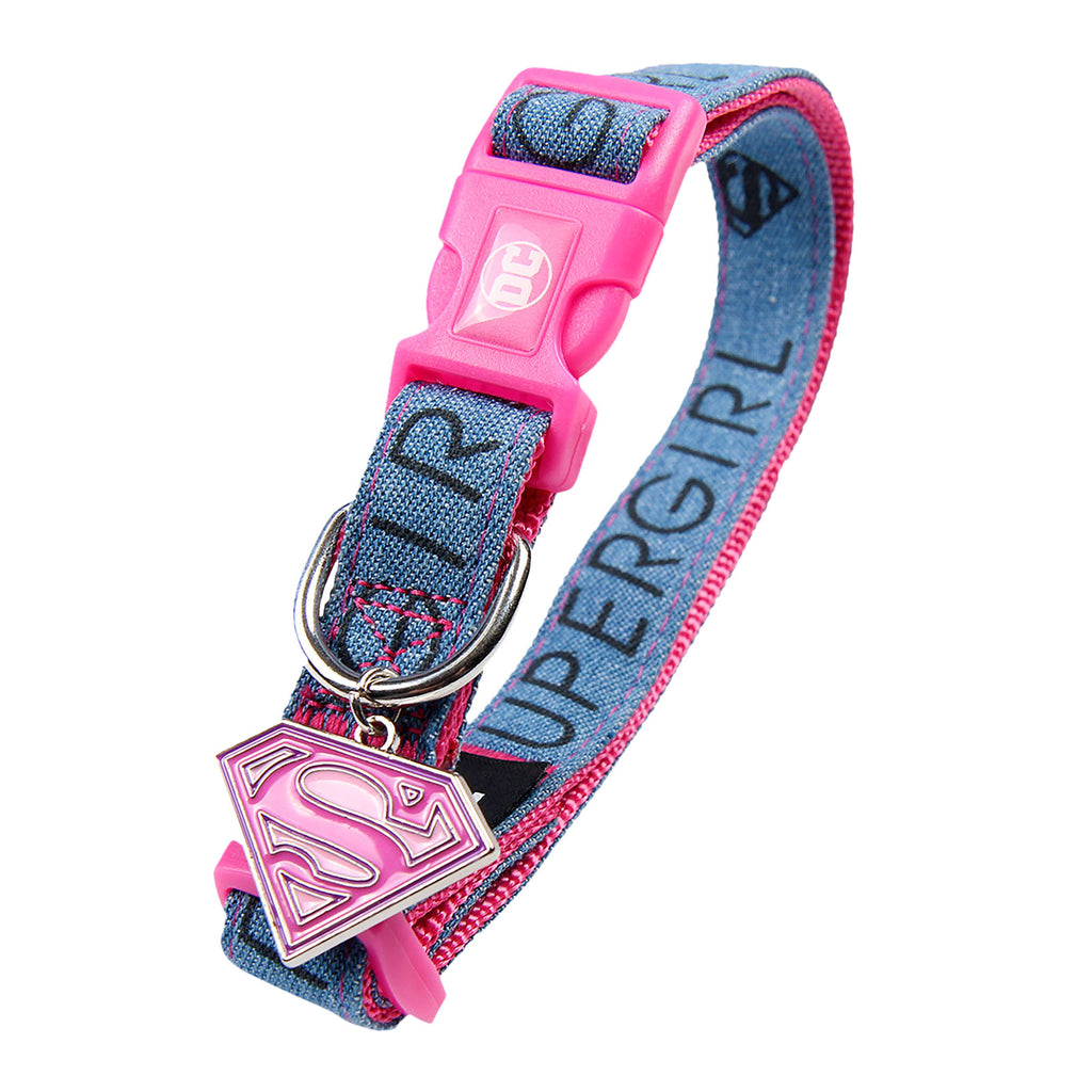 Product image Supergirl Click-Collar for Dogs pink-blue