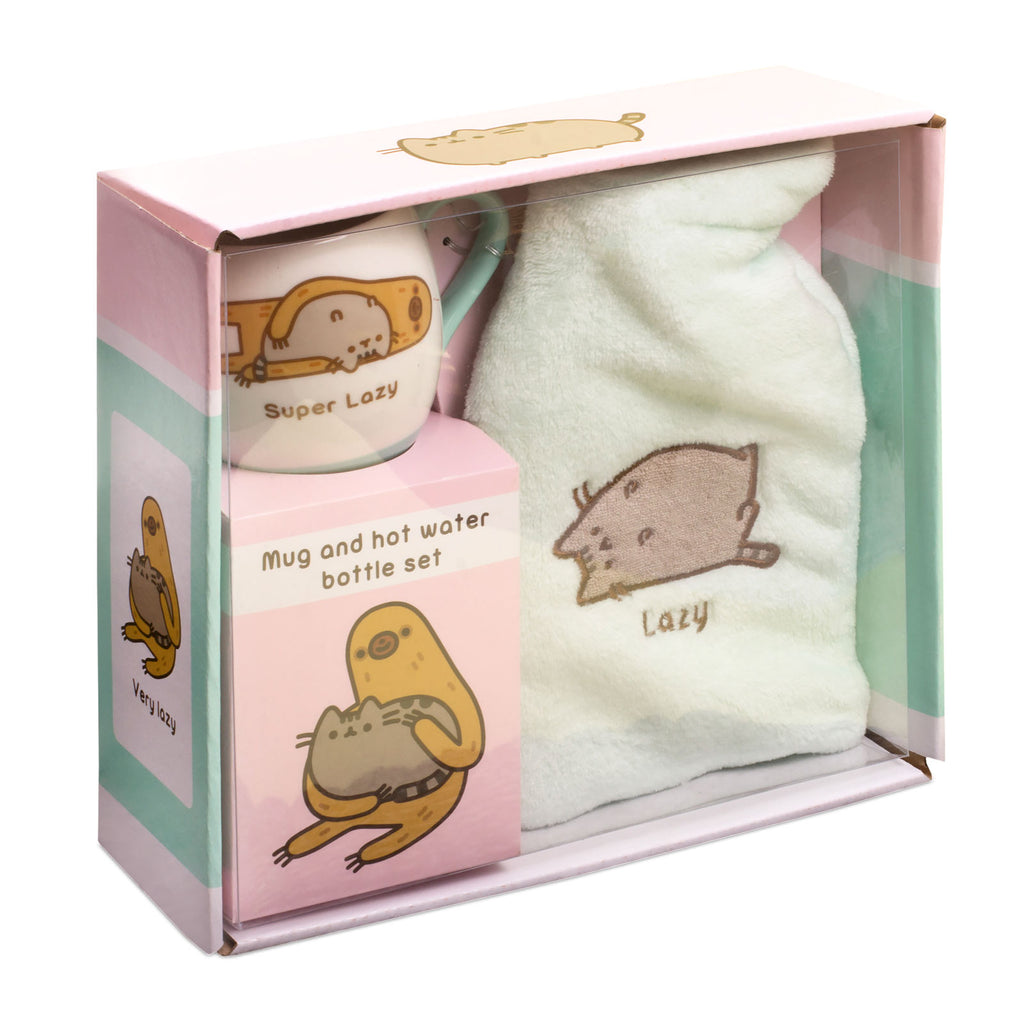 Product image Pusheen - Lazy Hot Water Bottle with Cup