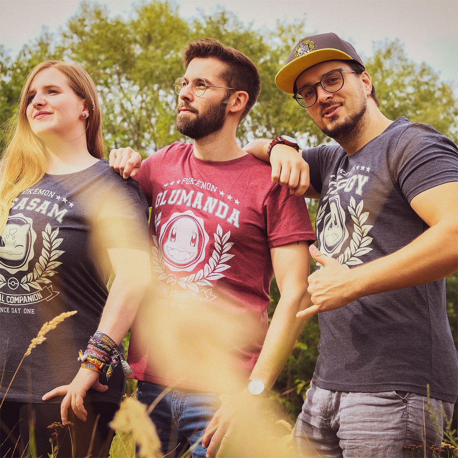 Zdjęcie produktu Pokemon - Bisasam Loyal Companion T-Shirt niebieski