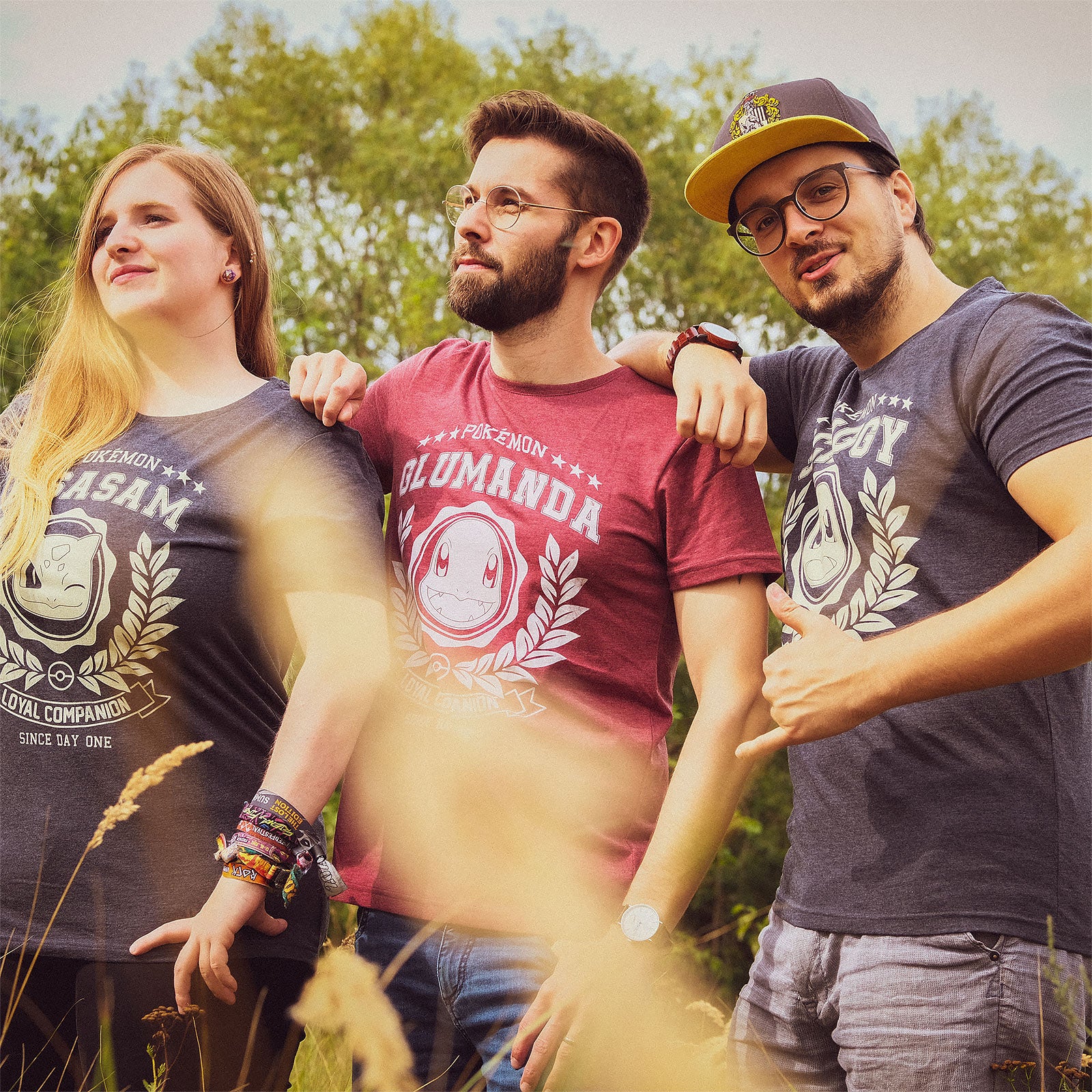 Zdjęcie produktu Pokemon - Glumanda Loyal Companion T-Shirt czerwony