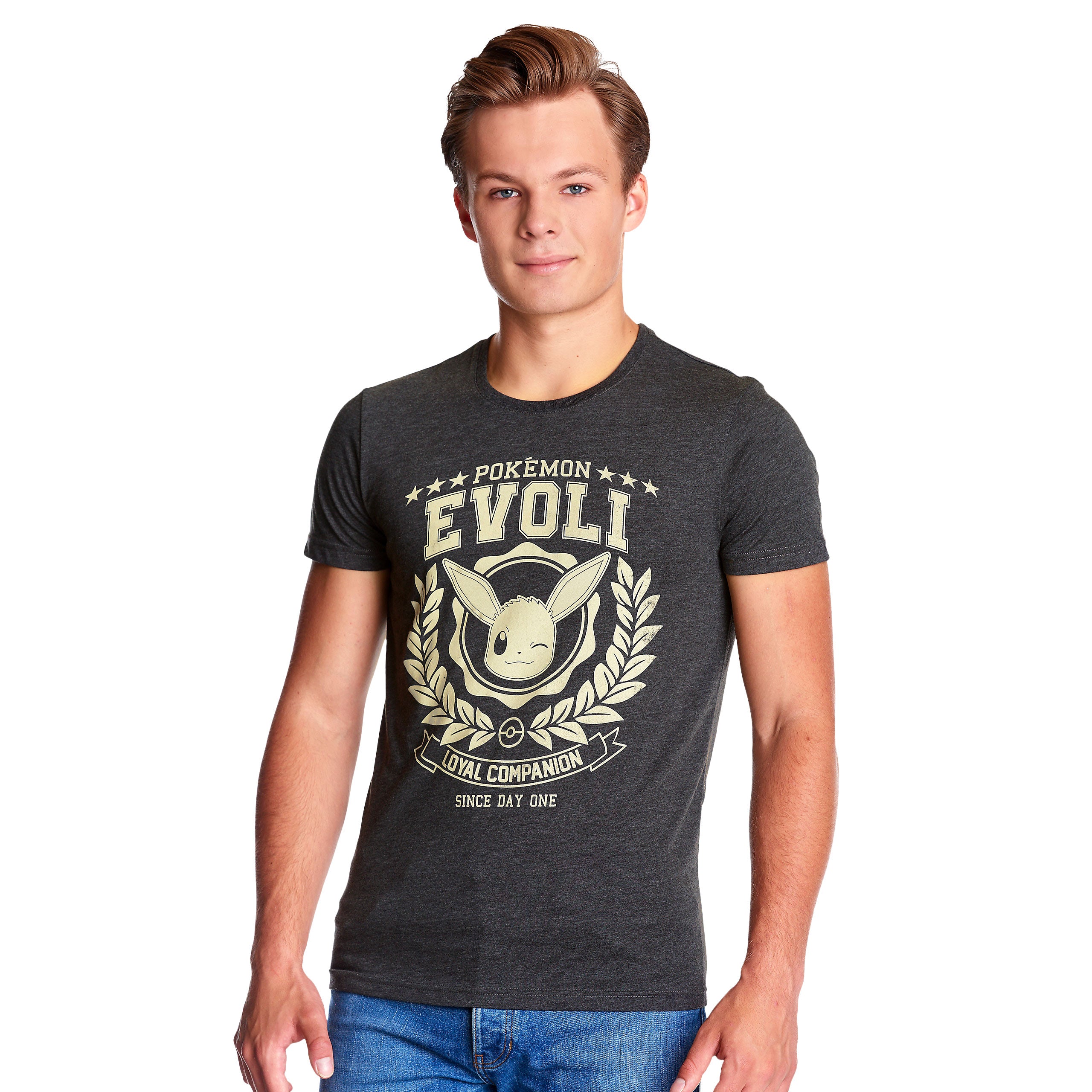 Product image Pokemon - Eevee Loyal Companion T-Shirt grey