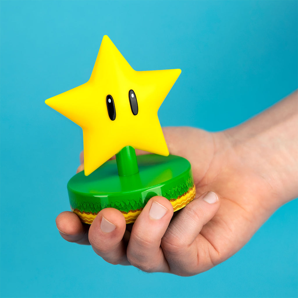 Zdjęcie produktu Super Mario - Super-Gwiazda Ikony 3D Lampka Stołowa