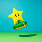Zdjęcie produktu Super Mario - Super-Gwiazda Ikony 3D Lampka Stołowa