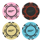 Zdjęcie produktu James Bond - Casino Royale Poker Chip Podkładki pod kubki, zestaw 4 szt.