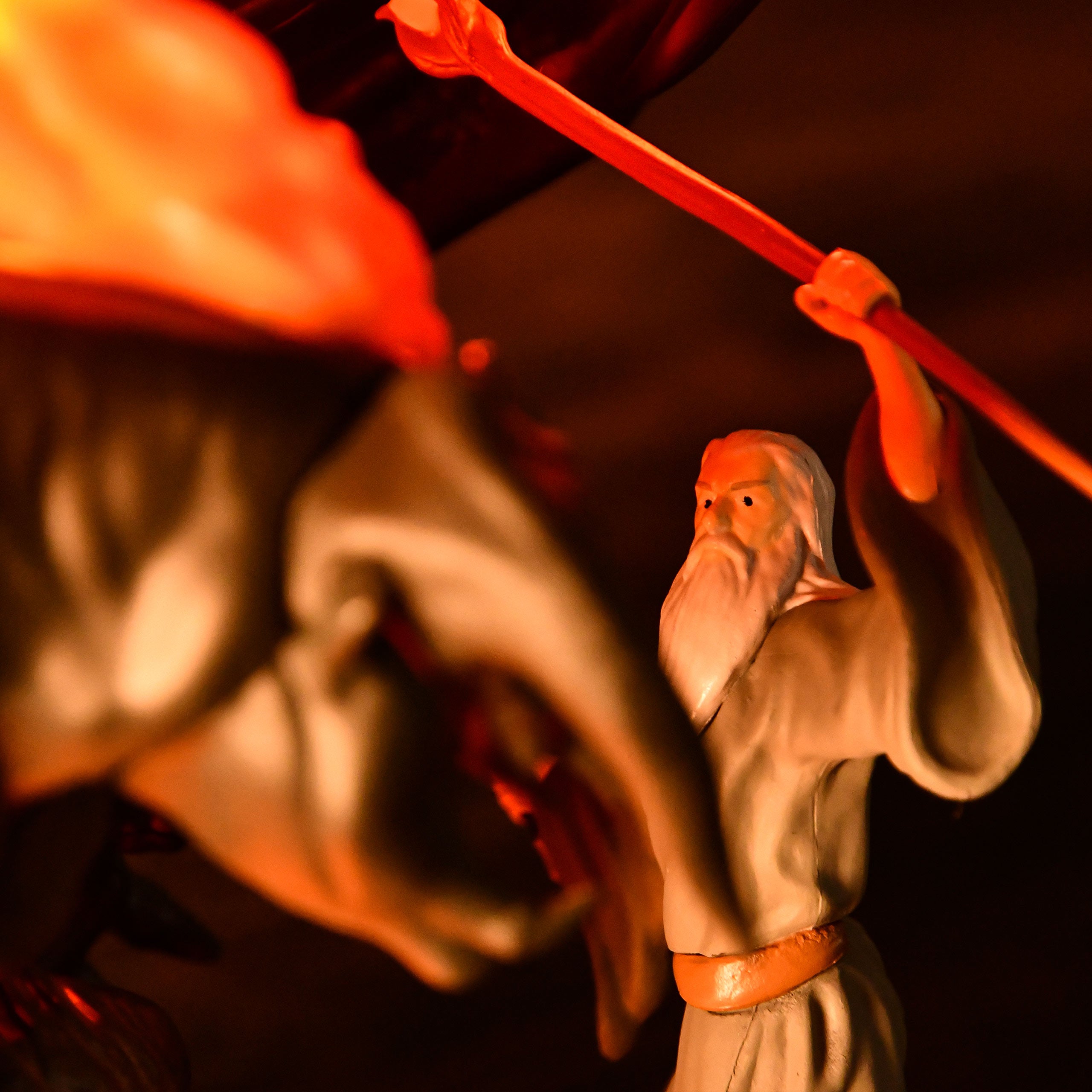 Zdjęcie produktu Władca Pierścieni - Balrog kontra Gandalf lampka stołowa