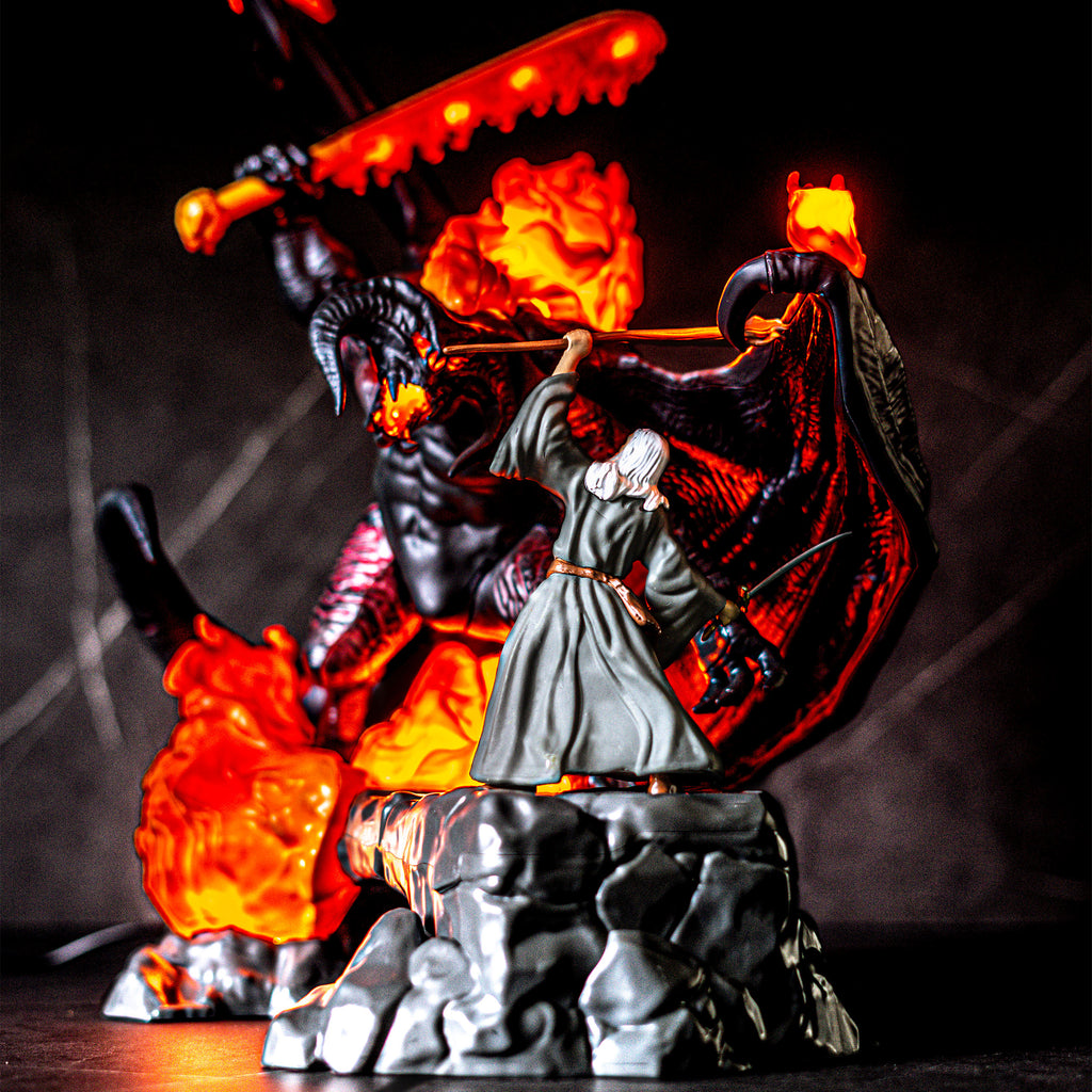 Zdjęcie produktu Władca Pierścieni - Balrog kontra Gandalf lampka stołowa