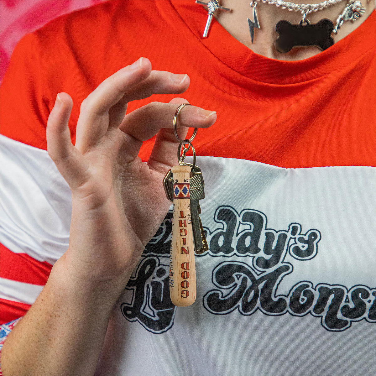 Zdjęcie produktu Harley Quinn - Good Night kij baseballowy brelok
