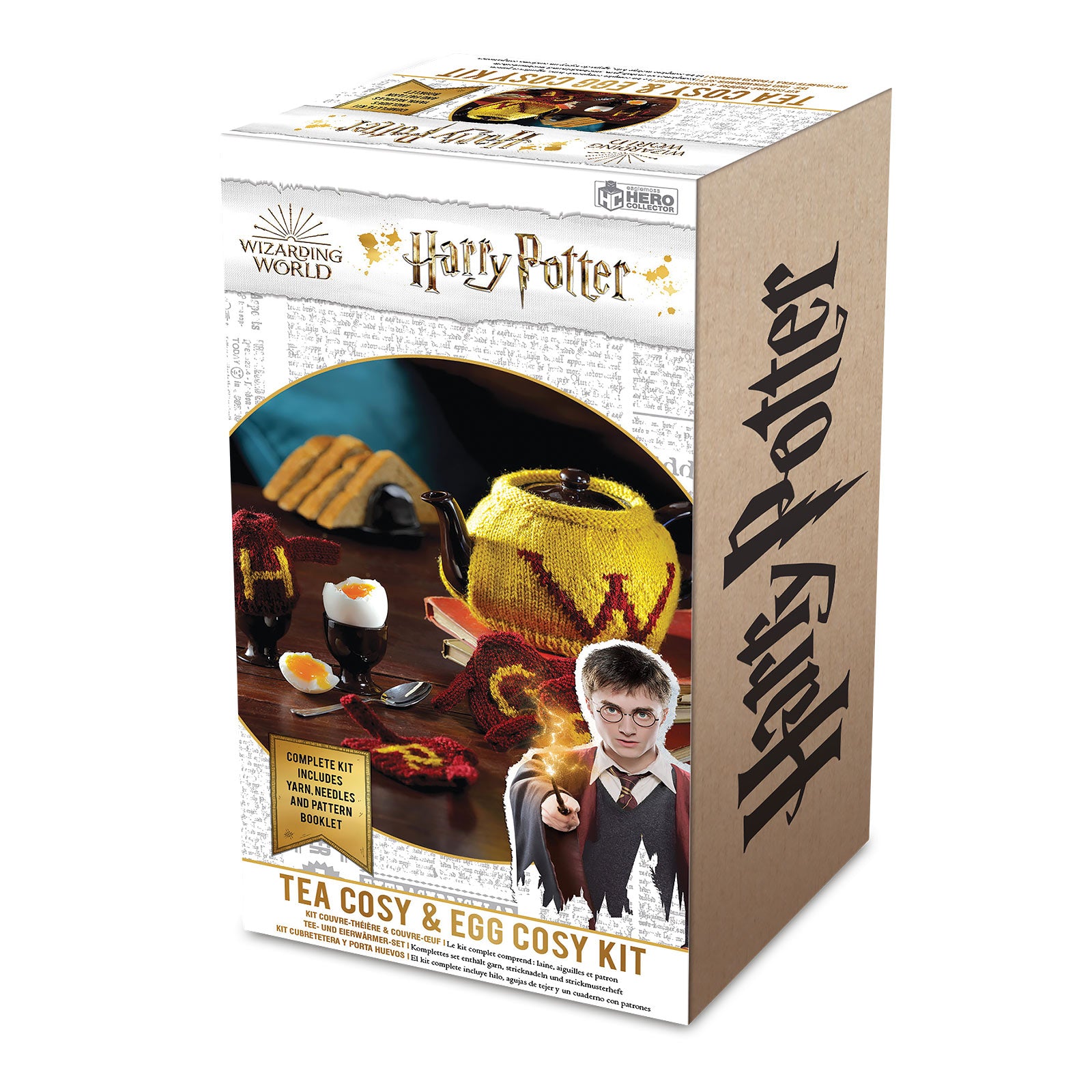 Zdjęcie produktu Harry Potter - Zestaw do dziergania ocieplaczy na imbryk i jajka Weasley