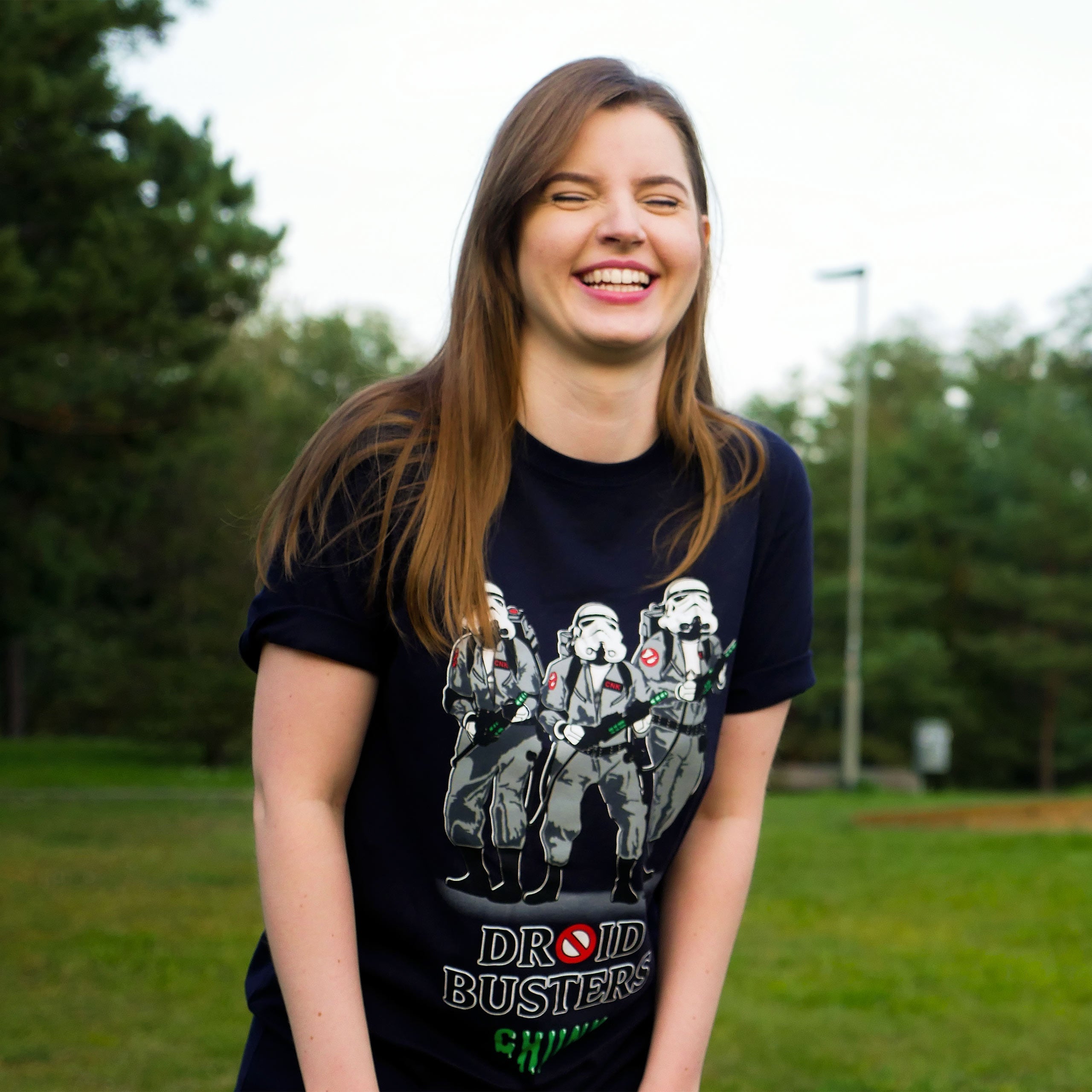 Product image Droidbusters T-Shirt for Star Wars Fans blue