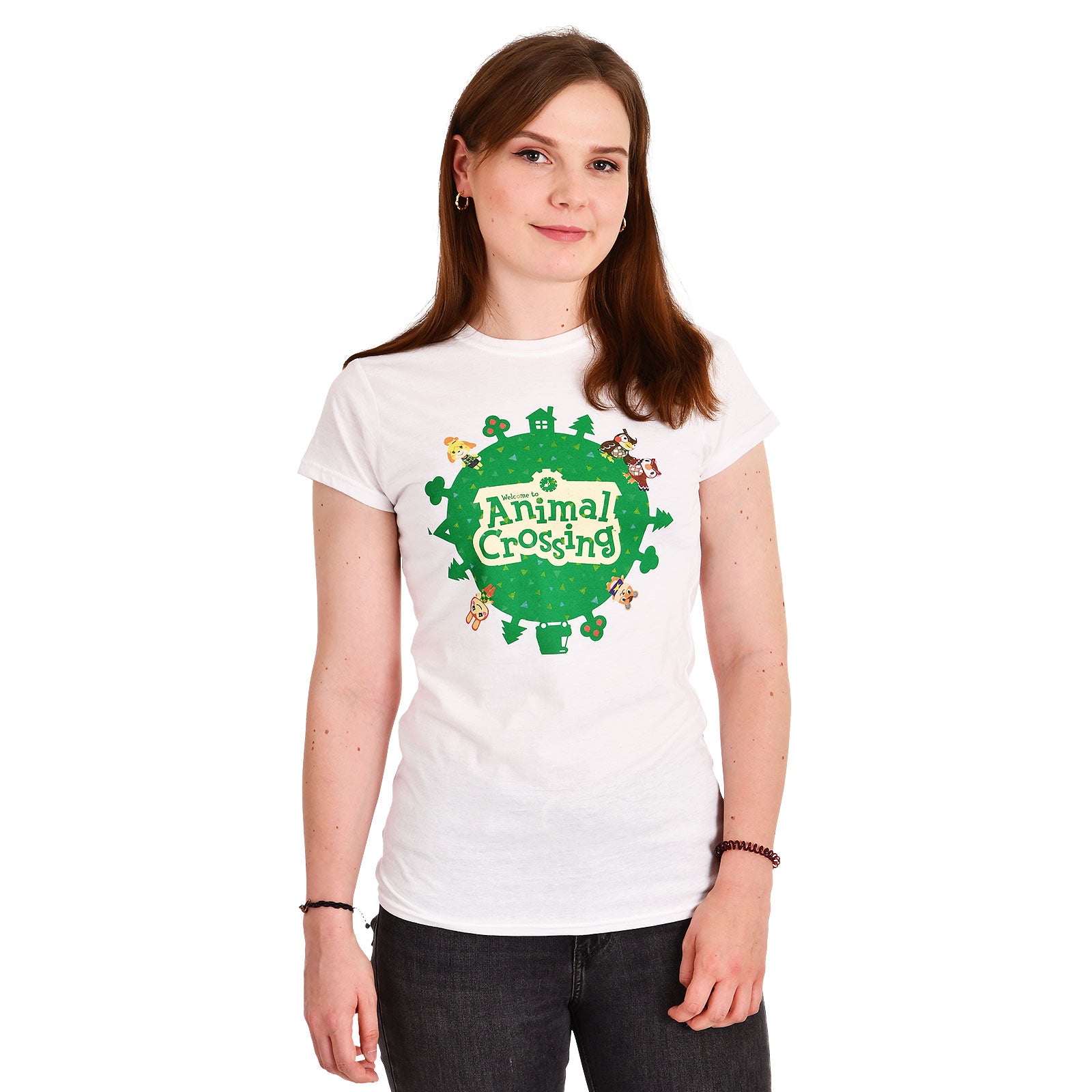 Zdjęcie produktu Animal Crossing - Logo T-Shirt damskie białe
