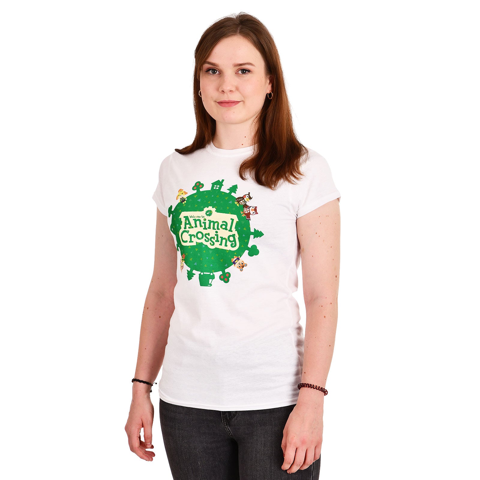 Zdjęcie produktu Animal Crossing - Logo T-Shirt damskie białe