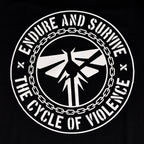 Zdjęcie produktu Koszulka Endure and Survive dla fanów The Last of Us czarna