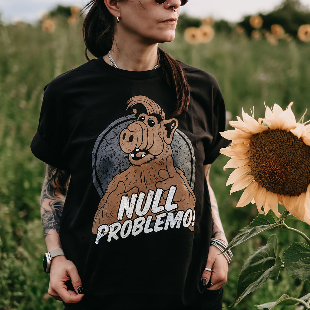 Zdjęcie produktu Null Problemo! Koszulka dla fanów Alfa czarna