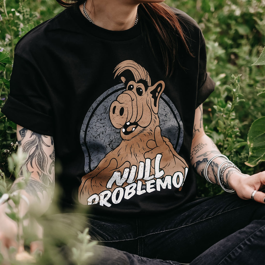 Zdjęcie produktu Null Problemo! Koszulka dla fanów Alfa czarna