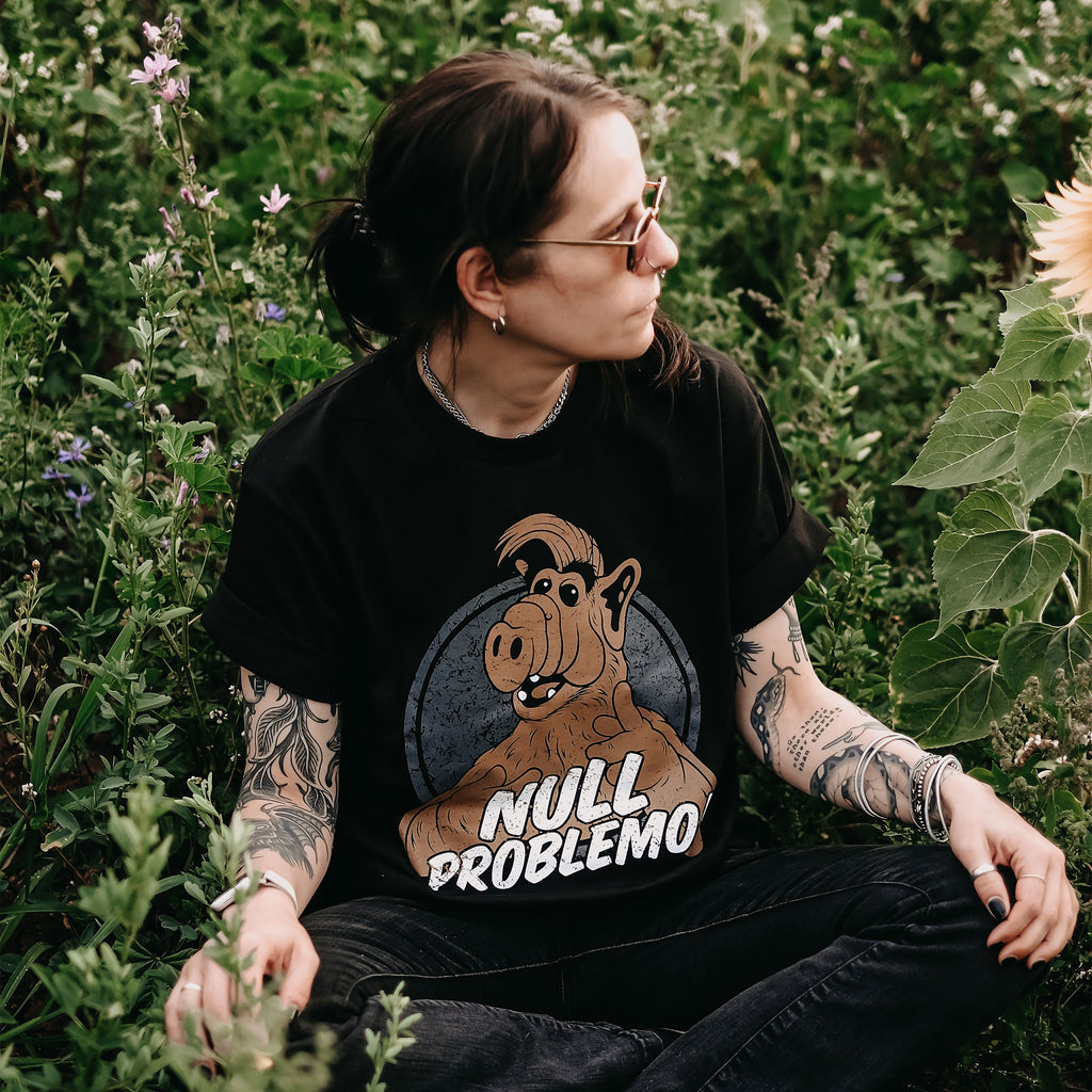 Zdjęcie produktu Null Problemo! Koszulka dla fanów Alfa czarna